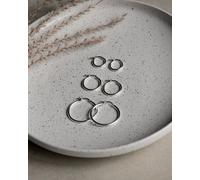 lille mus Creolen 'Basic' 925 Silber / vergoldet Silber M