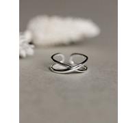 lille mus Ring 'Doppel' 925 Silber / vergoldet Silber