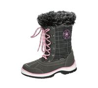 Lico Jungen Mädchen Lillesand Winterstiefel, Anthrazit/Rosa, 28 EU