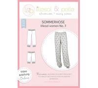 lillesol & pelle Schnittmuster lillesol Women No.7 Sommerhose in Größe 34-50 zum Nähen mit Foto-Anleitung und Video
