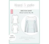 lillesol & pelle Schnittmuster lillesol Women No.95 Breton Shirt in Größe 34-58 zum Nähen mit Foto-Anleitung und Video