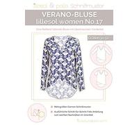 Lillesol & Pelle Schnittmuster women No17 Verano-Bluse Papierschnittmuster - Damengrößen 34-50 - Bluse Nähanleitung