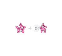 Prinzessin Lillifee Ohrstecker 925 Sterling Silber Stern Multicolor mit Preciosa Geschenkbox