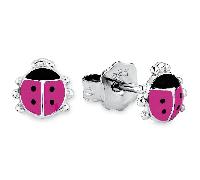 Prinzessin Lillifee PLFS/56 Mädchen Ohrstecker Marienkäfer Silber