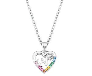 Lillifee Mädchen Buchstabenkette W 2027897 Silber Zirkonia bunt