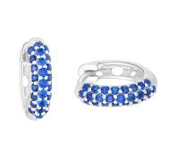 Prinzessin Lillifee Creolen 925 Sterling Silber Mädchen Kinder Ohrschmuck, mit Zirkonia synth., 1,2 cm, Silber, Kommt in Schmuck Geschenk Box, 2037072