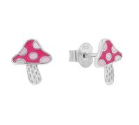 Prinzessin Lillifee Stecker für Mädchen, Silber 925, 9 mm, silber, Pilz, Geschenkidee, kommt in Schmuck Geschenk Box, 2040630
