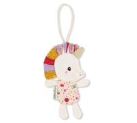 Lilliputiens - Gepäckanhänger für Kinder Lena, das Einhorn - Bunt & personalisierbar für Koffer - Gepäckzubehör - Rosa - 16 cm - Ab 2 Jahren - 83623