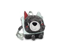 Lilliputiens - Weicher Kinderrucksack - Louis der Wolf - Bequem und spielerisch mit bunten Details - Perfekt für Kita und Ausflüge - Fördert Fantasie - Ab 10 Monaten - 84483