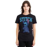 Lilo and Stitch Damen Classic Pose Ladies Shirt, Black, Schwarz, L EU