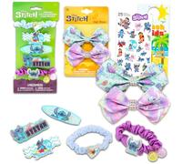 Lilo and Stitch Haar-Zubehör-Set - Bündel mit Schleifen, Haargummis, Haarspangen, Haargummis, Aufklebern und mehr, Stichzubehör für Mädchen, Kinder