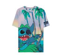 Lilo & Stitch - Beach Allover - T-Shirt - Mehrfarbig - M - 100% Baumwolle Mehrfarbig M