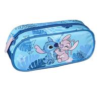 Undercover Etui Stitch und Angel Lilo & Stitch für Kinder mit Reißverschluss 21 x 7 x 10 cm