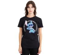 Lilo Stitch Good Day Damen T-Shirt, Schwarz, L