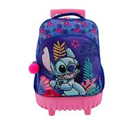 Lilo & Stitch Kinder Trolley Rucksack Perfekt für Schule, Reisen und Freizeit