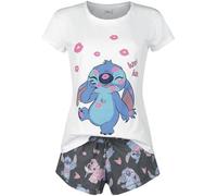 Lilo & Stitch Kiss Kiss Frauen Schlafanzug Multicolor