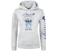 Lilo & Stitch Ohana Frauen Kapuzenpullover grau