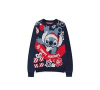 Lilo & Stitch Santa Männer Weihnachtspullover Multicolor L
