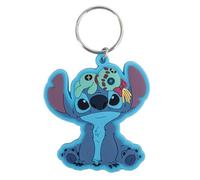 Pyramid International Lilo & Stitch (Stitch & Scrump) PVC-Schlüsselanhänger, violett, 2.5 inch