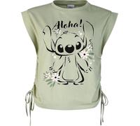 Lilo & Stitch Stitch - Aloha Frauen Top Oliv M