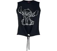 Lilo & Stitch Stitch Frauen Top schwarz 3XL 100% Baumwolle Disney, Disney Classics, Fan-Merch, Filme