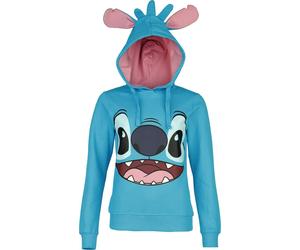 Lilo & Stitch Stitch Kapuzenpullover blau in XXL