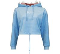 Difuzed Kapuzenpullover Lilo & Stitch Stitch Novelty Cropped Frauen Blau S