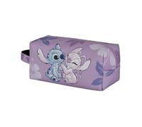 Lilo und Stitch Stitch & Angel-Brick Plus Reise-Kosmetiktasche, Rosa, 25 x 12 cm