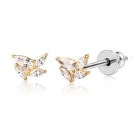 Limerencia G23 Hypoallergen Titan Ohrstecker für Damen,20G Nickelfrei Medizinische Ohrringe Gesundheitsstöpsel für empfindliche Ohren Damenschmuck