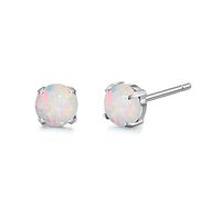 Limerencia Titan Ohrstecker für Damen Herren | G23 Implantat Ohrringe Hypoallergen Titan, Nickelfrei Medizinische Ohrstecker, 5 MM CZ Ohrringe für empfindliche Ohren