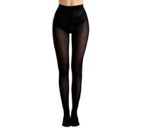LIMHOO 40 Denier Velvet-Strumpfhosen für Damen Hoher Bund Transparente Feinstrumpfhosen Weiche Stretch-Leggings (Schwarz)