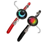 Limtula 1 Paar modische leuchtende Paar-Armbänder aus Leder, verstellbare Armbänder für Damen und Herren, Party-Armbänder, Eine Größe, Wie beschrieben