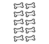 Limtula 10 Stück Knochen Aluminium Schlüsselanhänger Clip, Wander Schlüsselanhänger, Bergsteiger Karabiner für Reisen und Sport, Outdoor Ausrüstungs Clip