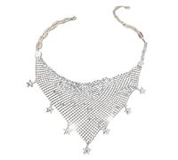 Limtula Halskette mit Pailletten Krawatte, Vintage Halsband, Abendparty Schmuck, Damen Scraves, Halstuch, Damen Accessoires, Damen Halsketten, modisch, trendiger Modeschmuck für Damen