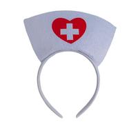 Limtula Krankenschwester, Halloween Stirnband für Damen und Mädchen, tägliches Tragen, Party Kostüm, Cosplay, Haar Accessoires Stirnband