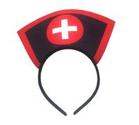 Limtula Krankenschwester, Halloween Stirnband für Damen und Mädchen, tägliches Tragen, Party Kostüm, Cosplay, Haar Accessoires Stirnband