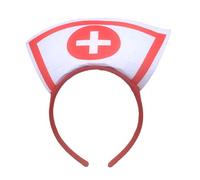 Limtula Krankenschwester, Halloween Stirnband für Damen und Mädchen, tägliches Tragen, Party Kostüm, Cosplay, Haar Accessoires Stirnband