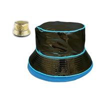 Limtula LED beleuchteter Fischerhut mit breiter Krempe, schimmernder Fischerhut für Musik, Festival, Themenveranstaltung, Nachtclub, Zusammenkunft, Kopfbedeckung, LED Party für Damen, Herren, Unisex