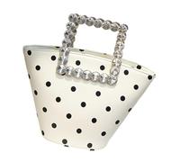 Limtula Moderne Handtasche mit Steinakzent, veränderbarer Gürtel, glatter Seidenstoff, eleganter Partner für Partyreisen, elegante Umhängetasche