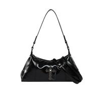 Limtula Retro Inspirierte Handtasche Mit PU Leder Und Nieten Detail Umhängetasche Verstellbarer Riemen Unterarm Geldbörse Für Modeliebhaber Besetzte Gothic Handtasche Aus PU Leder