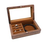 Limtula Schmuck Organizer, Schmuck Aufbewahrungsbox, Ohrring für Damen, aus Holz, für Etui für Armbänder, Ringe, Halsketten, kleine Schmuckschatulle, Reiseetui, Organizer