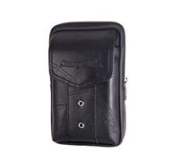 Limtula Vintage Men Waist Pack Belt Bag PU Leather Phone Pouch Travel Hip Hanging Purse Travel Bags for Men with