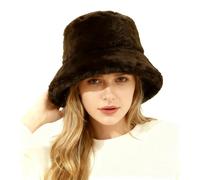 Lina & Lily Winter Pelzmütze Fischerhut Damen Herren aus Kunstfell