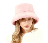Lina & Lily Winter Pelzmütze Fischerhut Damen Herren aus Kunstfell