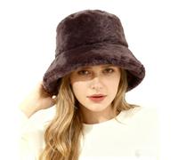 Lina & Lily Winter Pelzmütze Fischerhut Damen Herren aus Kunstfell