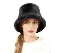 Lina & Lily Winter Pelzmütze Fischerhut Damen Herren aus Kunstfell