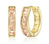 Linawe Gelbe Ohrringe Kleine Creolen Gold, Mini Piercing Ring Ohrhänger Jewelry Damen, Schmuck Helix Piercings Piercing Ohr Ohrstecker, Goldene Creolen Ohringe Hypoallergene