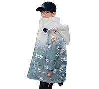 linboo Winterjacke Jungen Kinder Winterparka Outdoor Wintermantel Warme Parka Jacke mit Kapuze Dicke Steppjacke