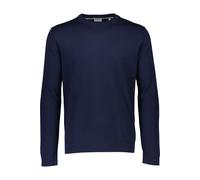 Strickpullover LINDBERGH "Lindbergh Strickpullover", Herren, Gr. L, blau (navy), Oberstoff: 100% Schurwolle (Merino), Rundhals, Langarm, Pullover (17960726-L) navy