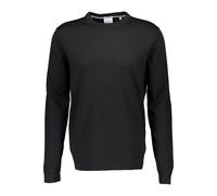 Lindbergh Black Comfort Fit Pullover schwarz, Einfarbig